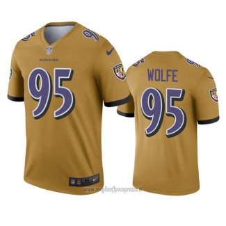 Maglia NFL Legend Baltimore Ravens Derek Wolfe Inverted Or