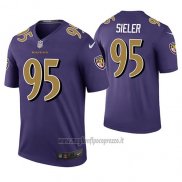 Maglia NFL Legend Baltimore Ravens Zach Sieler Viola Color Rush