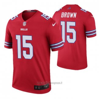 Maglia NFL Legend Buffalo Bills John Brown 15 Color Rush Rosso