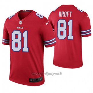 Maglia NFL Legend Buffalo Bills Tyler Kroft Rosso Color Rush