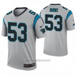 Maglia NFL Legend Carolina Panthers 53 Brian Burns Inverted Grigio