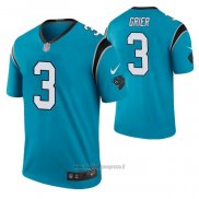 Maglia NFL Legend Carolina Panthers Will Grier Color Rush Blu