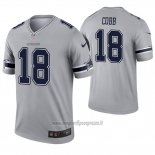Maglia NFL Legend Dallas Cowboys 18 Randall Cobb Inverted Grigio