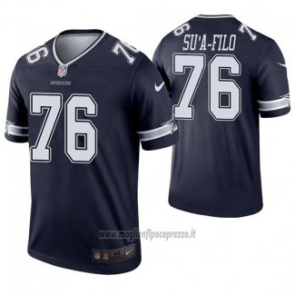 Maglia NFL Legend Dallas Cowboys 76 Xavier Su'a-filo Blu
