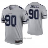 Maglia NFL Legend Dallas Cowboys 90 Demarcus Lawrence Inverted Grigio