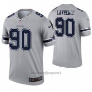 Maglia NFL Legend Dallas Cowboys 90 Demarcus Lawrence Inverted Grigio