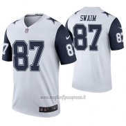 Maglia NFL Legend Dallas Cowboys Geoff Swaim Bianco Color Rush