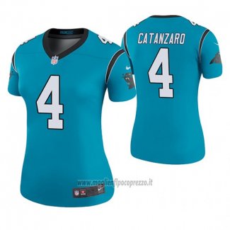 Maglia NFL Legend Donna Carolina Panthers Chandler Catanzaro Blu Color Rush
