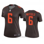 Maglia NFL Legend Donna Cleveland Browns Baker Mayfield Alternato 2020 Marrone