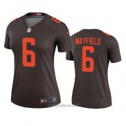 Maglia NFL Legend Donna Cleveland Browns Baker Mayfield Alternato 2020 Marrone