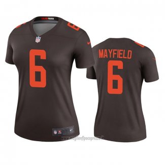 Maglia NFL Legend Donna Cleveland Browns Baker Mayfield Alternato 2020 Marrone