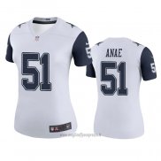 Maglia NFL Legend Donna Dallas Cowboys Bradlee Anae Bianco Color Rush