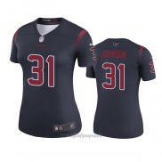 Maglia NFL Legend Donna Houston Texans David Johnson Blu Color Rush