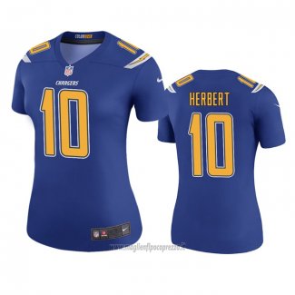 Maglia NFL Legend Donna Los Angeles Chargers Justin Herbert Blu
