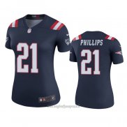 Maglia NFL Legend Donna New England Patriots Adrian Phillips Blu Color Rush