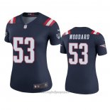Maglia NFL Legend Donna New England Patriots Dustin Woodard Blu Color Rush