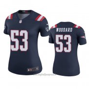 Maglia NFL Legend Donna New England Patriots Dustin Woodard Blu Color Rush