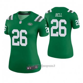 Maglia NFL Legend Donna New York Jets Le'veon Bell Verde Color Rush