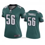 Maglia NFL Legend Donna Philadelphia Eagles Casey Toohill Verde