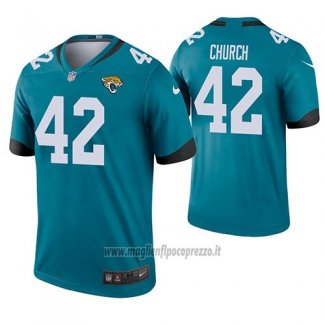 Maglia NFL Legend Jacksonville Jaguars Barry Church Verde Color Rush