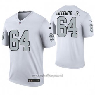 Maglia NFL Legend Las Vegas Raiders Richie Incognito Jr. Bianco Color Rush
