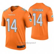 Maglia NFL Legend Miami Dolphins Ryan Fitzpatrick Arancione Color Rush