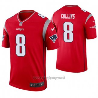 Maglia NFL Legend New England Patriots 8 Jamie Collins Inverted Rosso