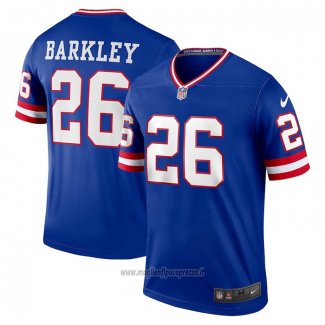Maglia NFL Legend New York Giants Saquon Barkley Classic Blu