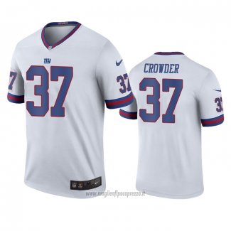 Maglia NFL Legend New York Giants Tae Crowder Bianco Color Rush
