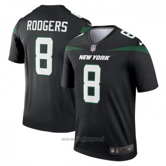 Maglia NFL Legend New York Jets Aaron Rodgers Alternato Nero