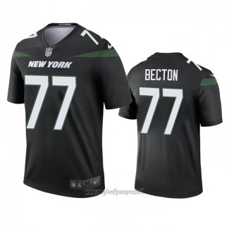 Maglia NFL Legend New York Jets Mekhi Becton Nero Color Rush