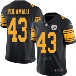 Maglia NFL Legend Pittsburgh Steelers Polamalu Nero