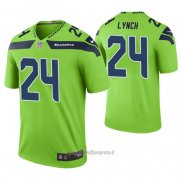 Maglia NFL Legend Seattle Seahawks Marshawn Lynch Color Rush Verde