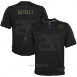 Maglia NFL Limited Bambino New York Giants Saquon Barkley 2020 Salute To Service Nero