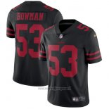 Maglia NFL Limited Bambino San Francisco 49ers 53 Bowman Nero