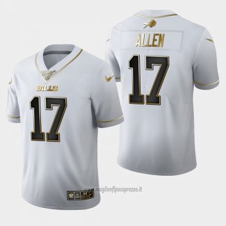 Maglia NFL Limited Buffalo Bills Allen Golden Edition Bianco