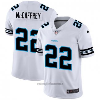 Maglia NFL Limited Carolina Panthers Mccaffrey Team Logo Fashion Bianco