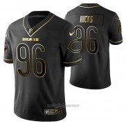 Maglia NFL Limited Chicago Bears Akiem Hicks Golden Edition Nero