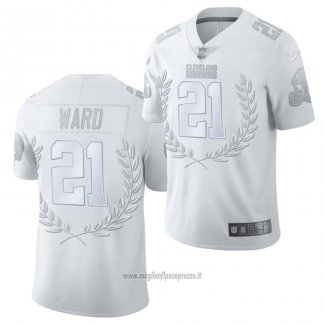 Maglia NFL Limited Cleveland Browns Denzel Ward MVP Bianco