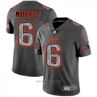 Maglia NFL Limited Cleveland Browns Mayfield Static Fashion Grigio