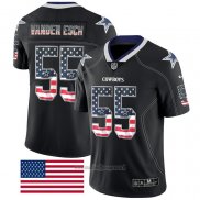Maglia NFL Limited Dallas Cowboys Vander Esch Rush USA Flag Nero