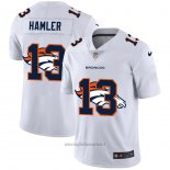 Maglia NFL Limited Denver Broncos Hamler Logo Dual Overlap Bianco