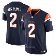 Maglia NFL Limited Denver Broncos Patrick Surtain II Alternato Vapor F.U.S.E. Blu