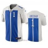 Maglia NFL Limited Detroit Lions Jeff Okudah Citta Edition Bianco Blu