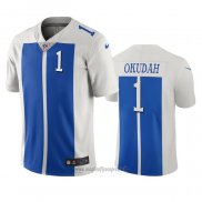 Maglia NFL Limited Detroit Lions Jeff Okudah Citta Edition Bianco Blu