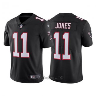 Maglia NFL Limited Donna Atlanta Falcons 11 Julio Jones Nero Vapor Untouchable