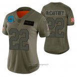 Maglia NFL Limited Donna Carolina Panthers Christian Mccaffrey 2019 Salute To Service Verde