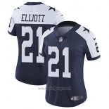 Maglia NFL Limited Donna Dallas Cowboys 21 Ezekiel Elliott Blu