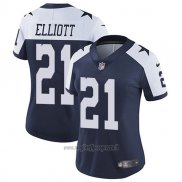 Maglia NFL Limited Donna Dallas Cowboys 21 Ezekiel Elliott Blu
