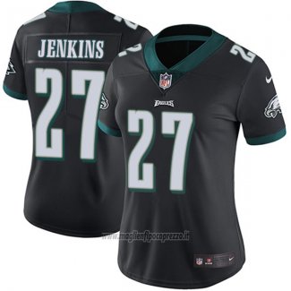 Maglia NFL Limited Donna Philadelphia Eagles 27 Jenkins Nero